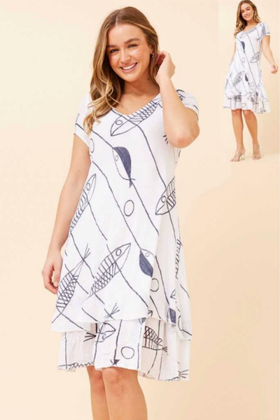 Fishy Layered Dress