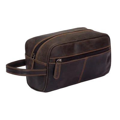 The Geelong Leather Toiletry Bag