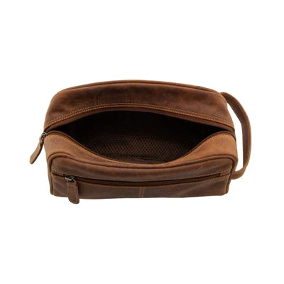 The Geelong Leather Toiletry Bag