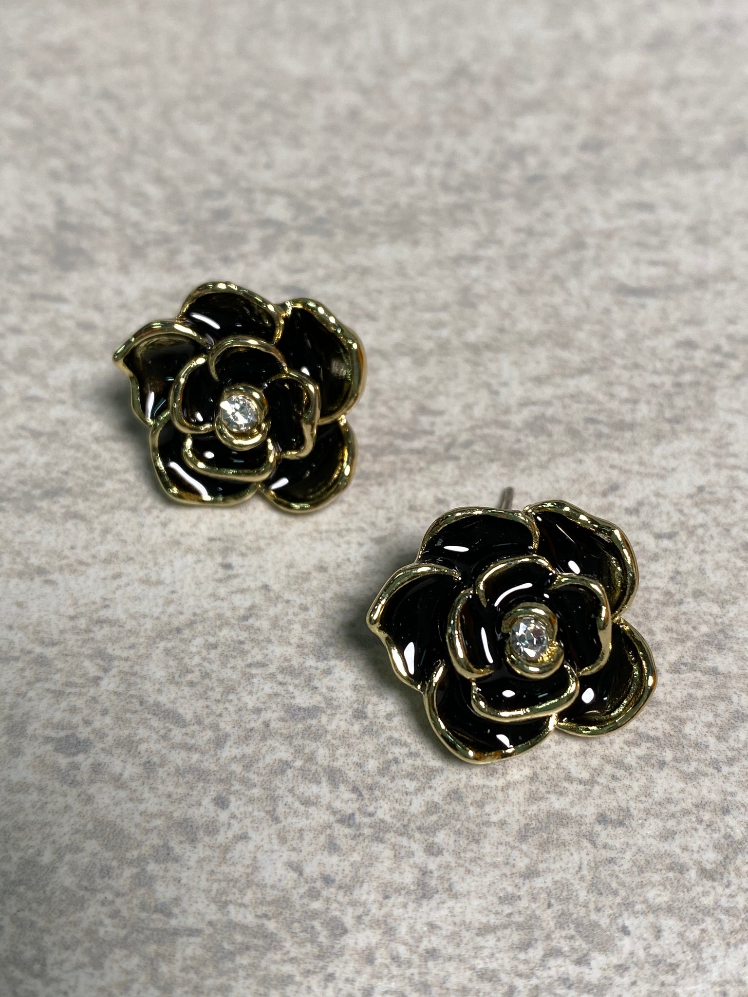 Gloss Flower Earrings