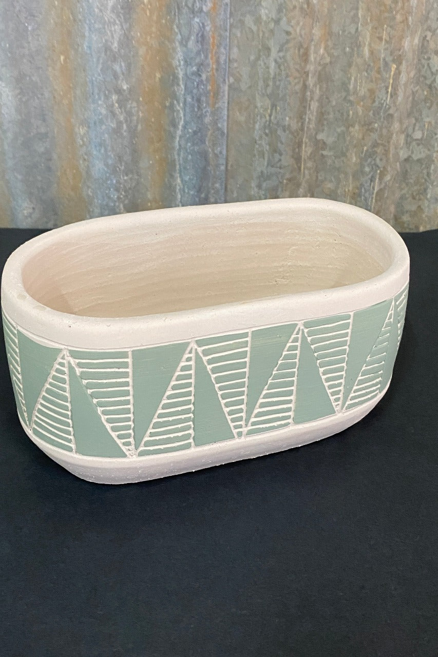 2 Tone Oblong Planter