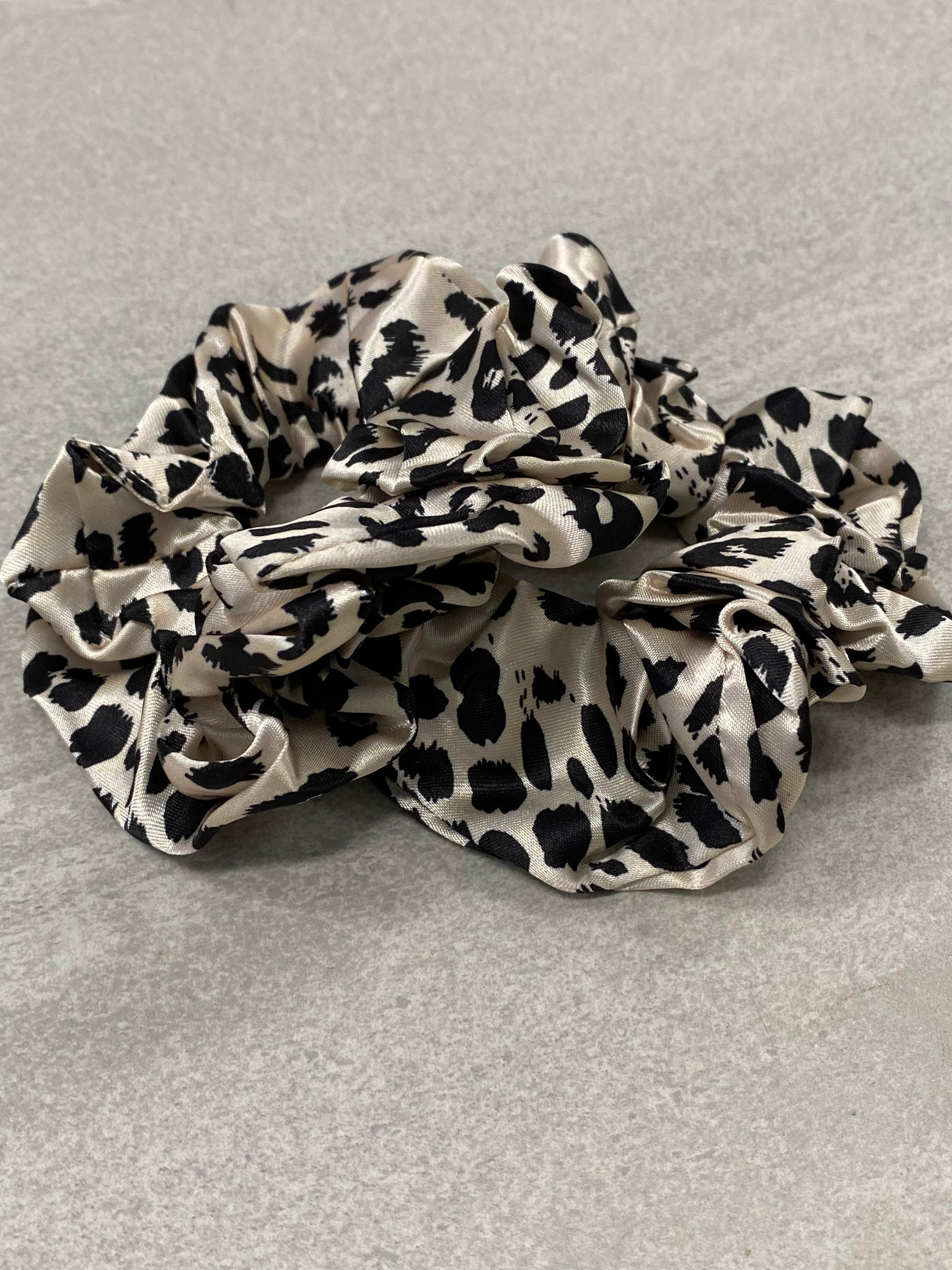 Patterned Silk Scrunchie