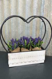 French Heart Planter