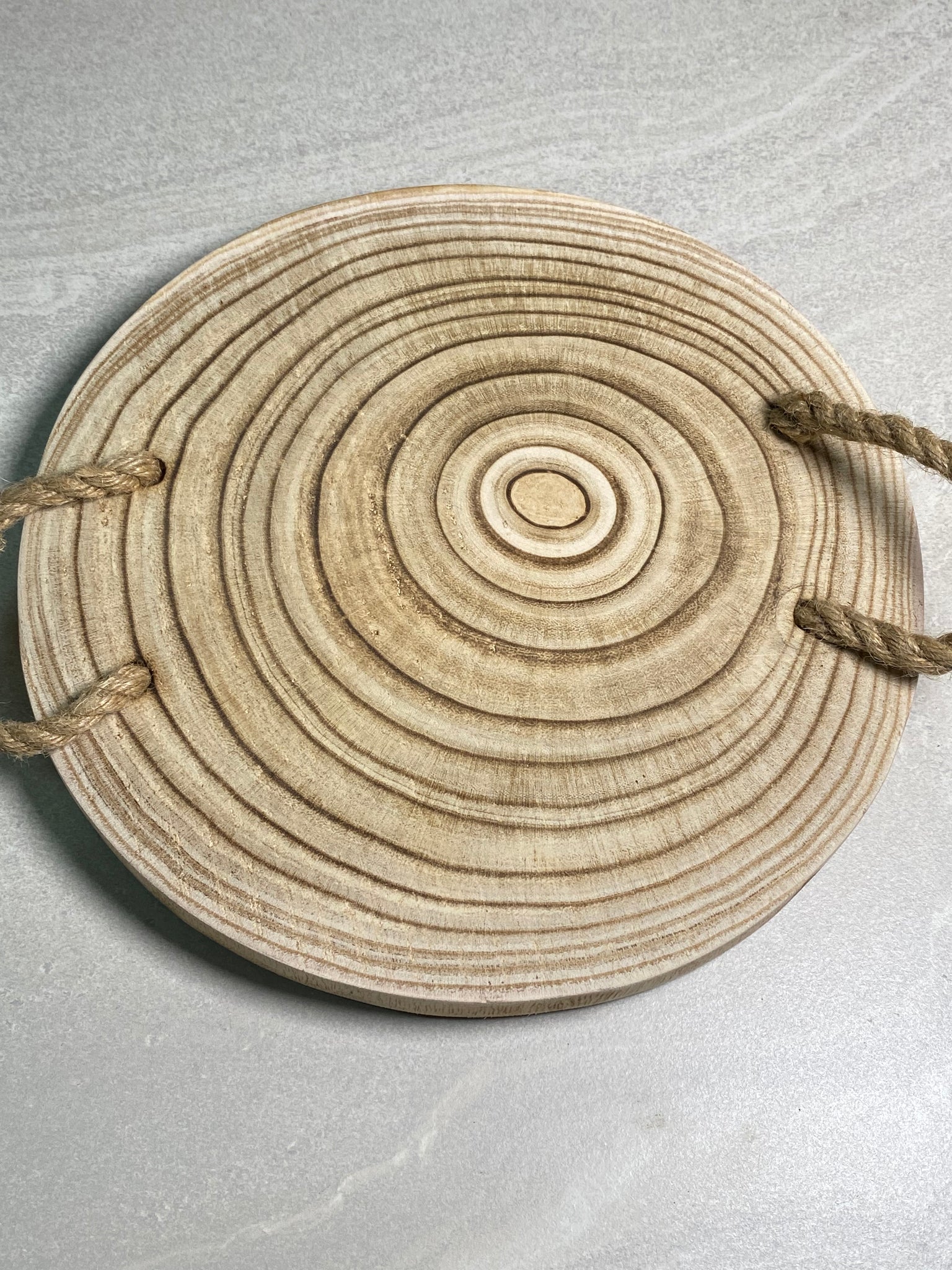 Round Wooden Platter