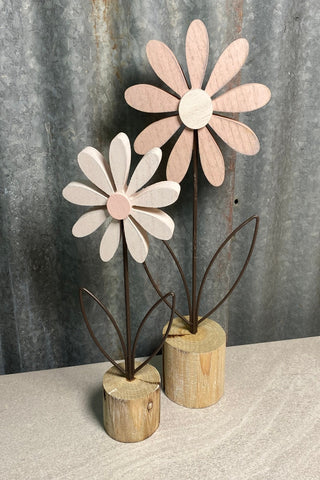 Pastel & Rust Flower
