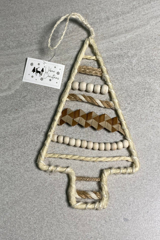 Rattan Xmas Tree Decoration