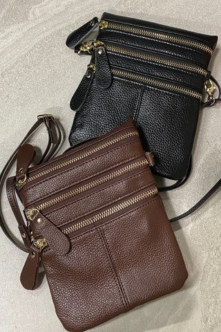 Sammi Leather X Body Bag