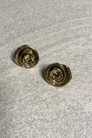 Swirl Clip On Earrings