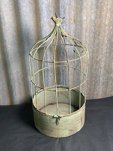 Vintage Green Birdcage