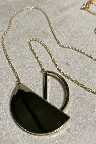 Geo Gold Necklace