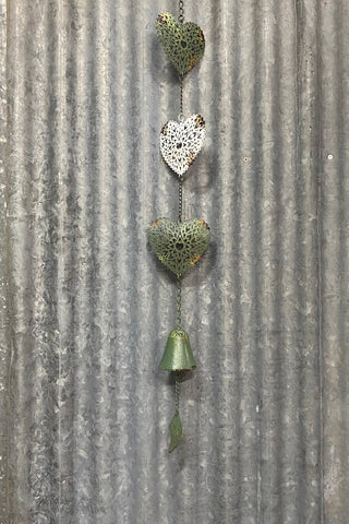 Hanging Hearts with Bell