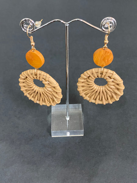 Woven Hoop Earrings