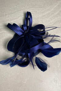 Navy Fascinator