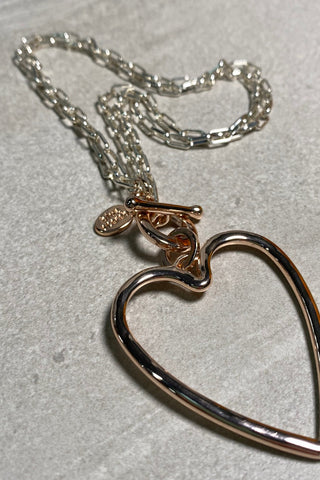 Fob Heart Necklace