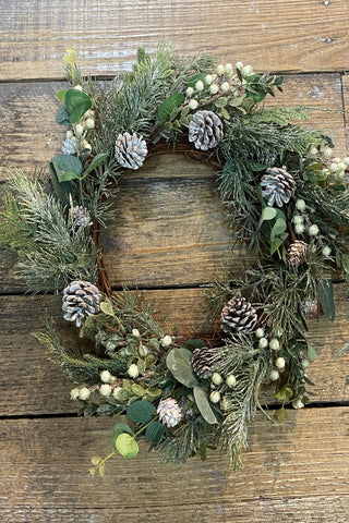 White Berry Wreath