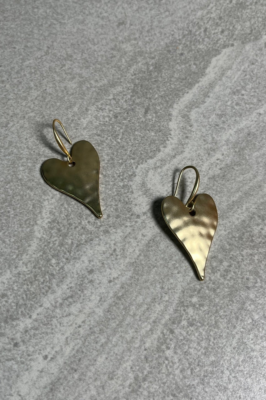 Beaten Hearts Earrings