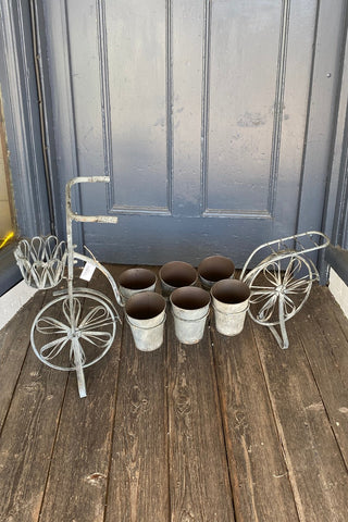 Rustic Bike w/6 Pots