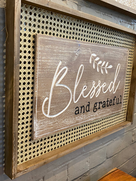 Blessed & Grateful Wall Art