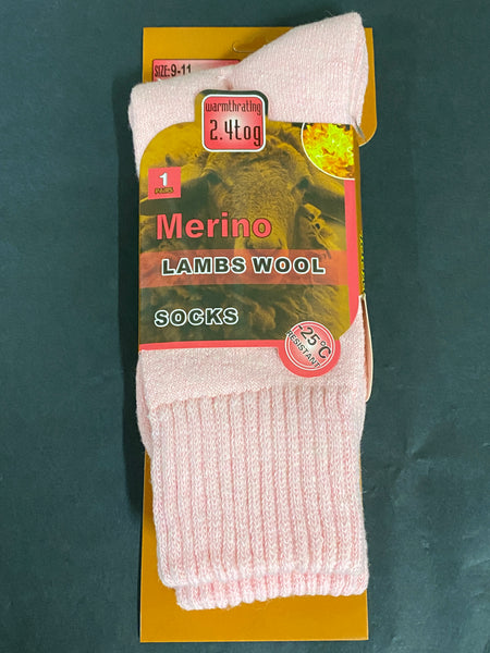 Ladies Lamb's Wool Socks