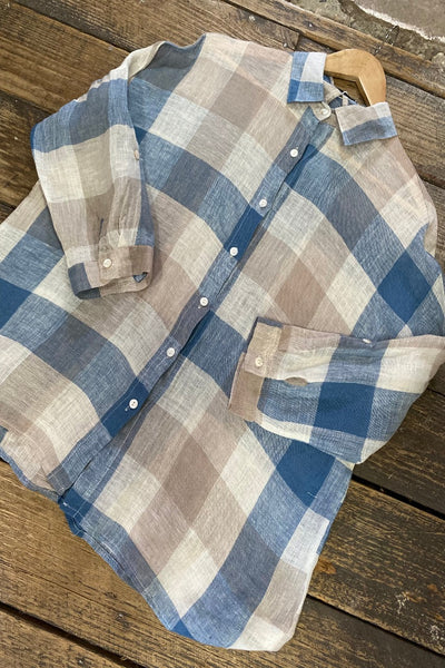 Nia Check Linen Shirt