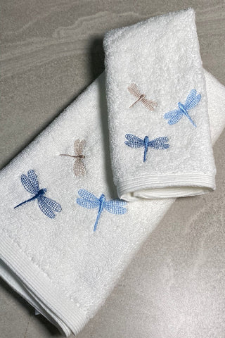 Blue Dragonflies Face Washer