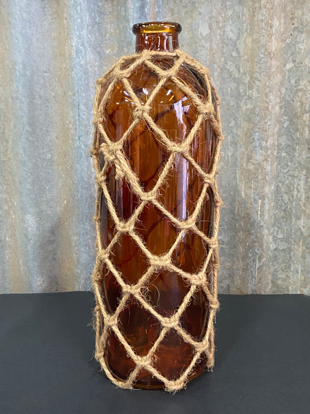 Brown Rope Jar