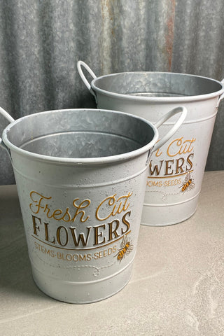 Fresh Cut Flowers Bucket