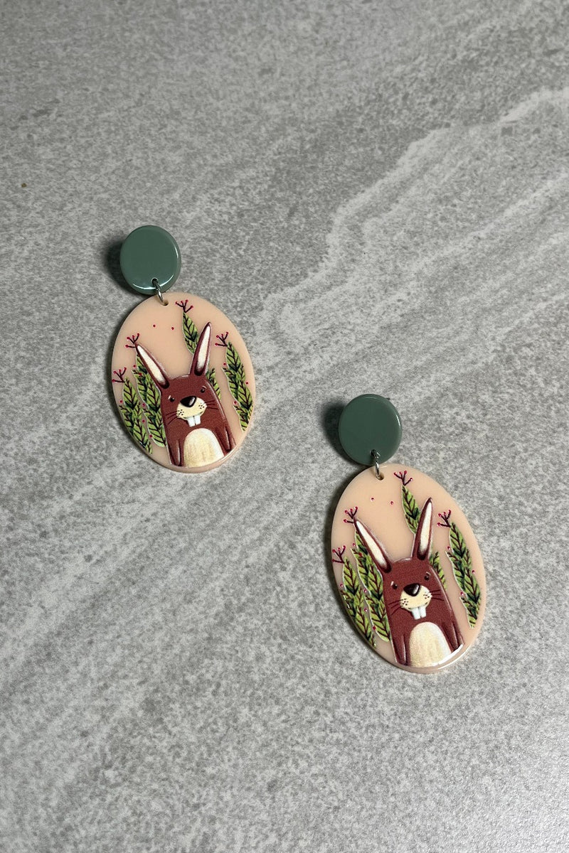Ronnie Rabbit Earrings – Hub n Hive