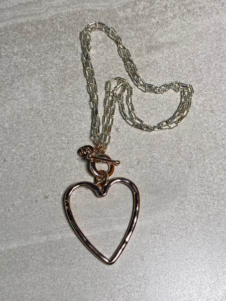 Fob Heart Necklace