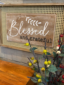 Blessed & Grateful Wall Art
