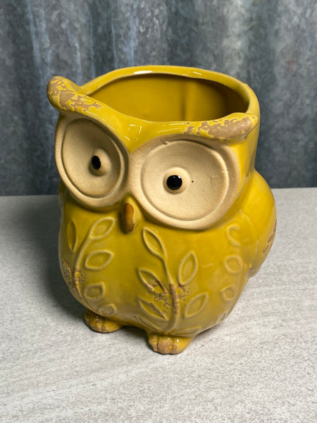 XL Ceramic Owl Planter