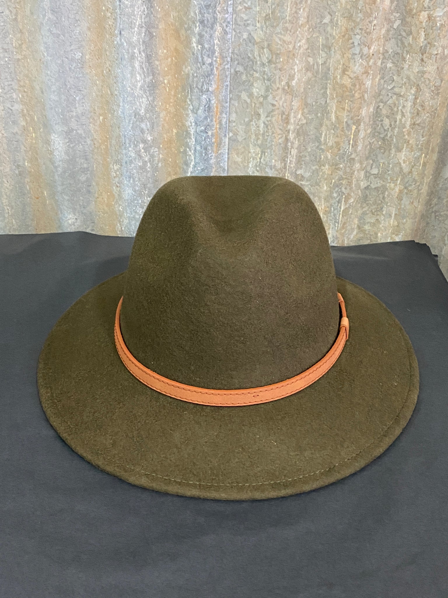 Hat with Tan Band