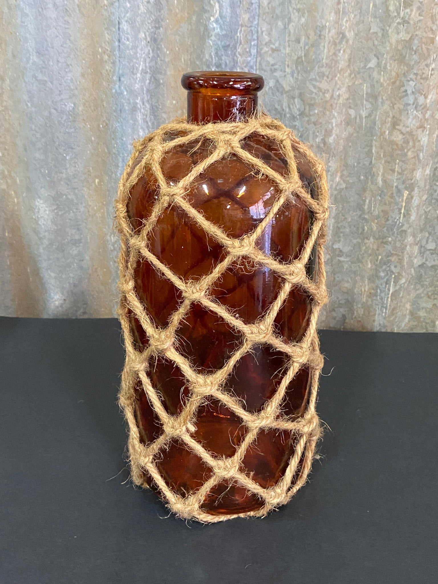 Brown Rope Jar