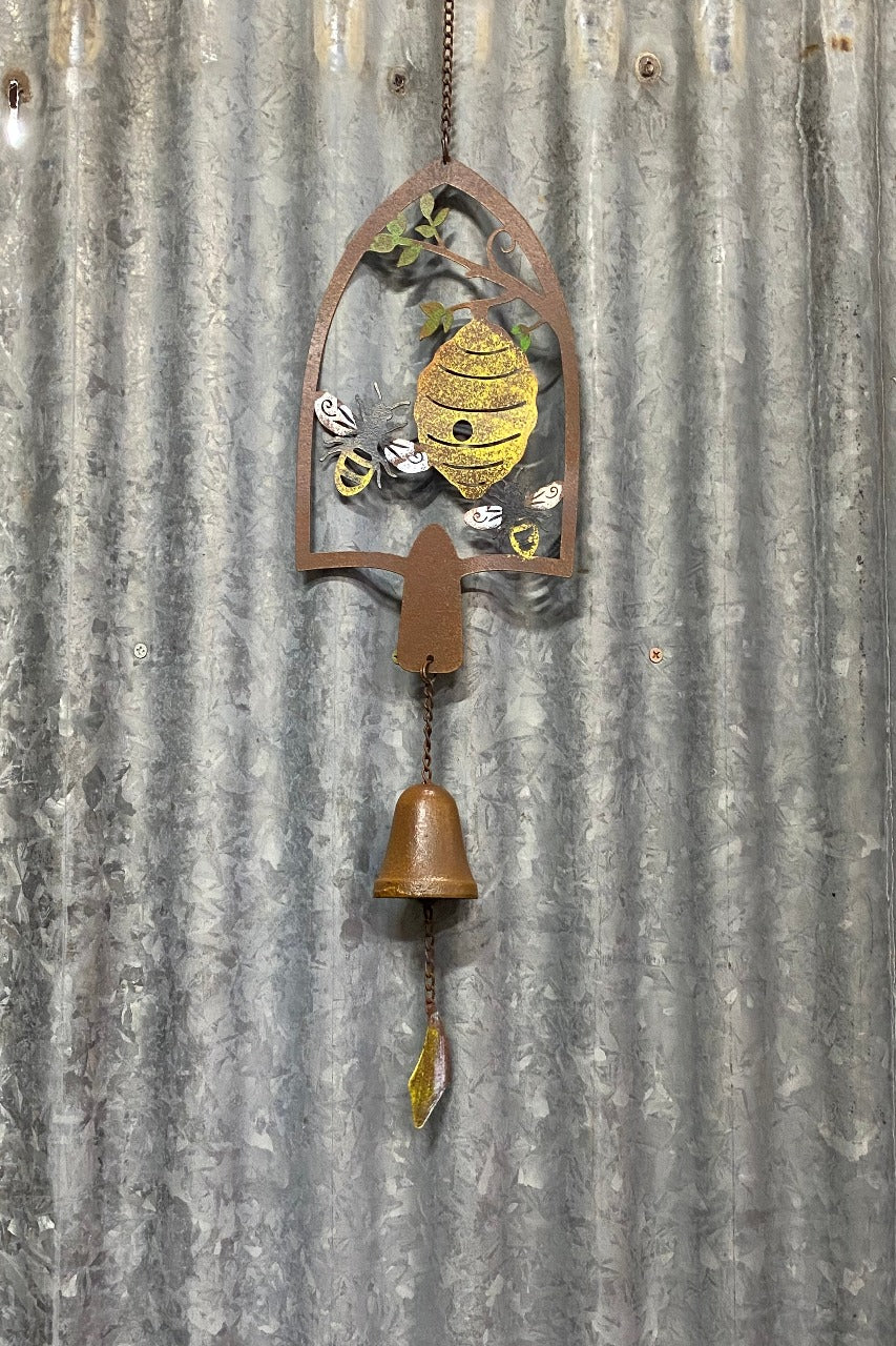Bee & Hive Chime with Bell