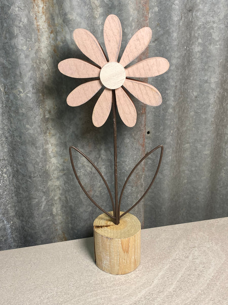 Pastel & Rust Flower