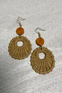 Woven Hoop Earrings