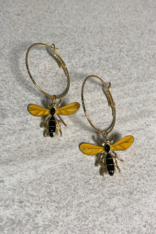 Bee Drop Hoops