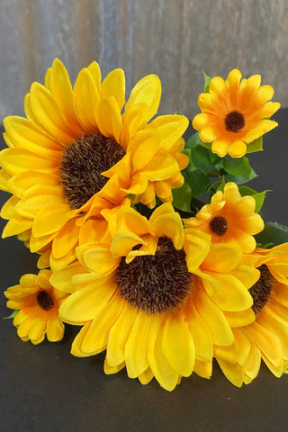 32cm Sunflower Bunch