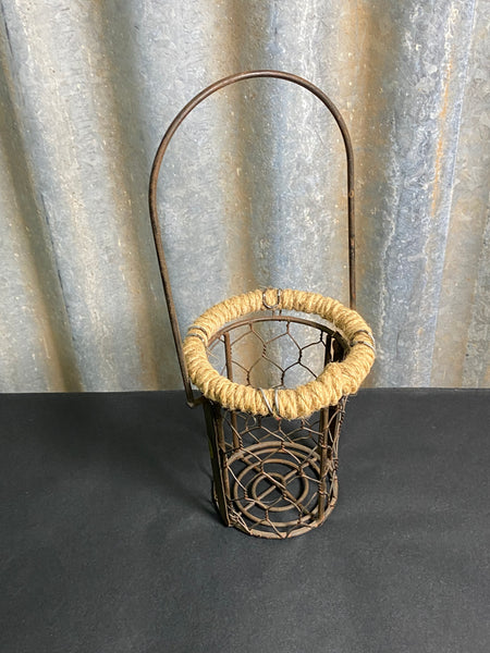 Rust Wire Basket