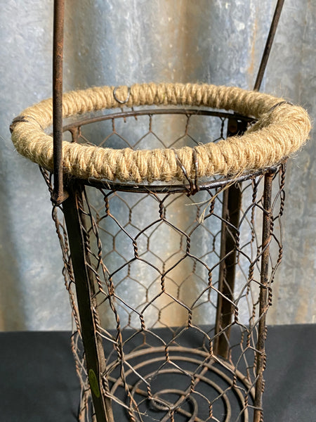 Rust Wire Basket