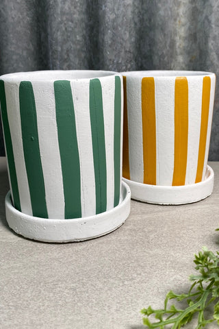 Julia Stripe Planter