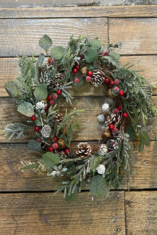 Berry/Leaves/Bell Wreath