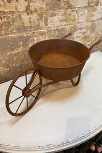 Rust Wheelbarrow