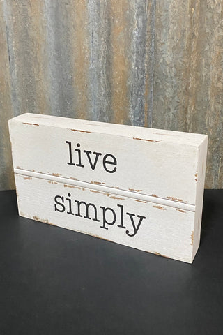 Live Simply