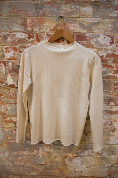 L/Sleeve Ribbed Top