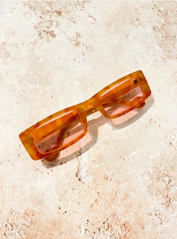 Ami Retro Orange Sunglasses