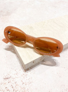 Isabella Retro Brown Sunglasses